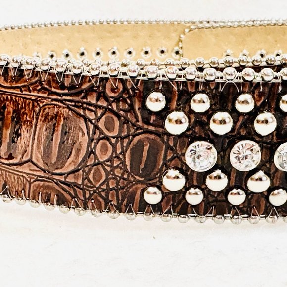 Guess Faux Leather Western Style Belt - XL - Picture 6 of 13